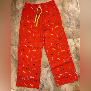 Anthropologie Floreat Holiday Pajama Pants Flannel Bows Women’s Small